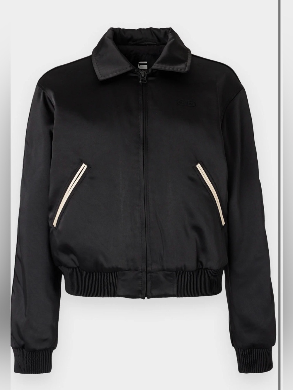 G-Star Souvenir Bomber Jacket, featuring a sleek satin finish